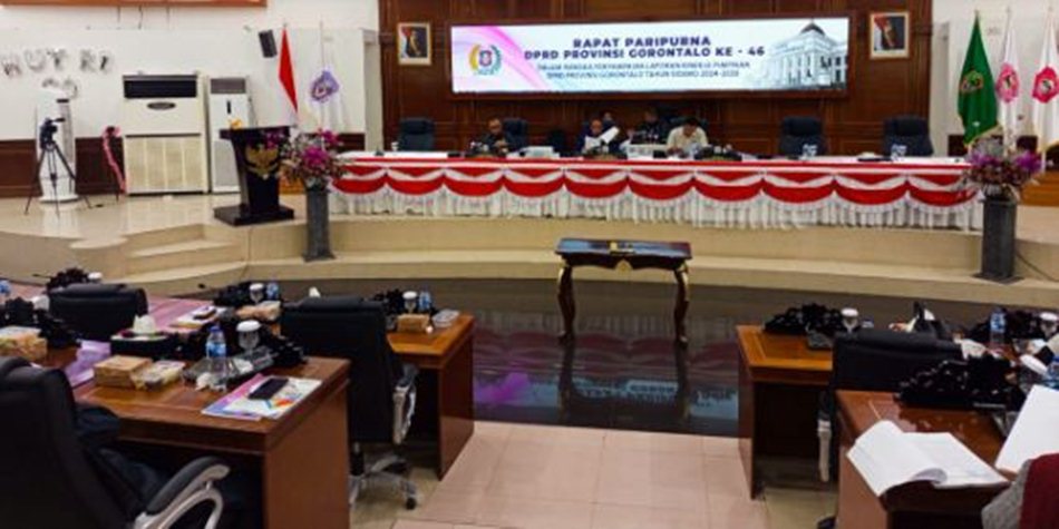 Rapat Paripurna   Penyampaian Laporan Kinerja Pimpinan DPRD Tahun 2025.(F:hms)