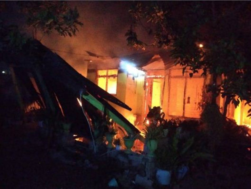 sebuah rumah di Jalan Tapa dilalap api (F:Ist)