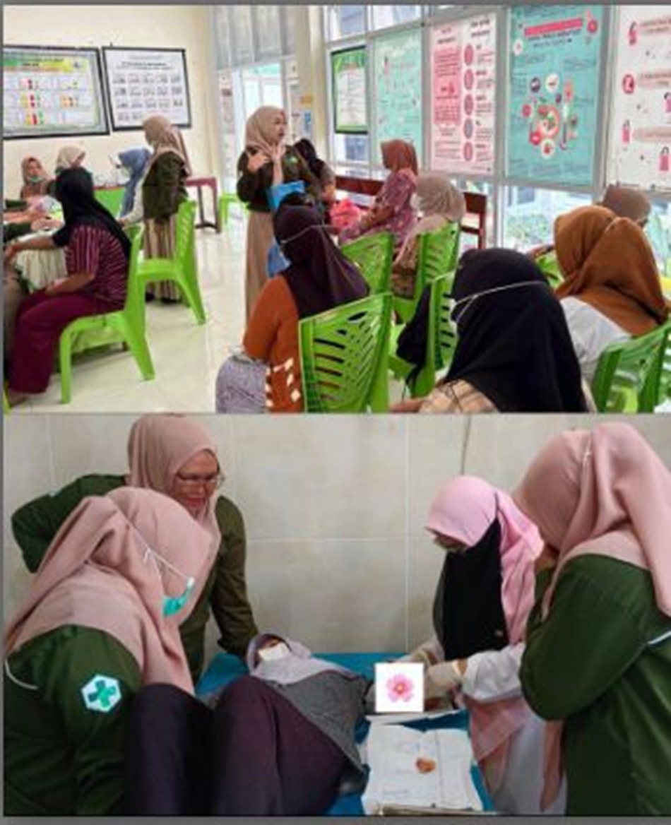 Puskesmas Paguyaman, Kabupaten Boalemo, menggelar pelayanan KB gratis serentak untuk masyarakat.(F:dok Puskesmas)