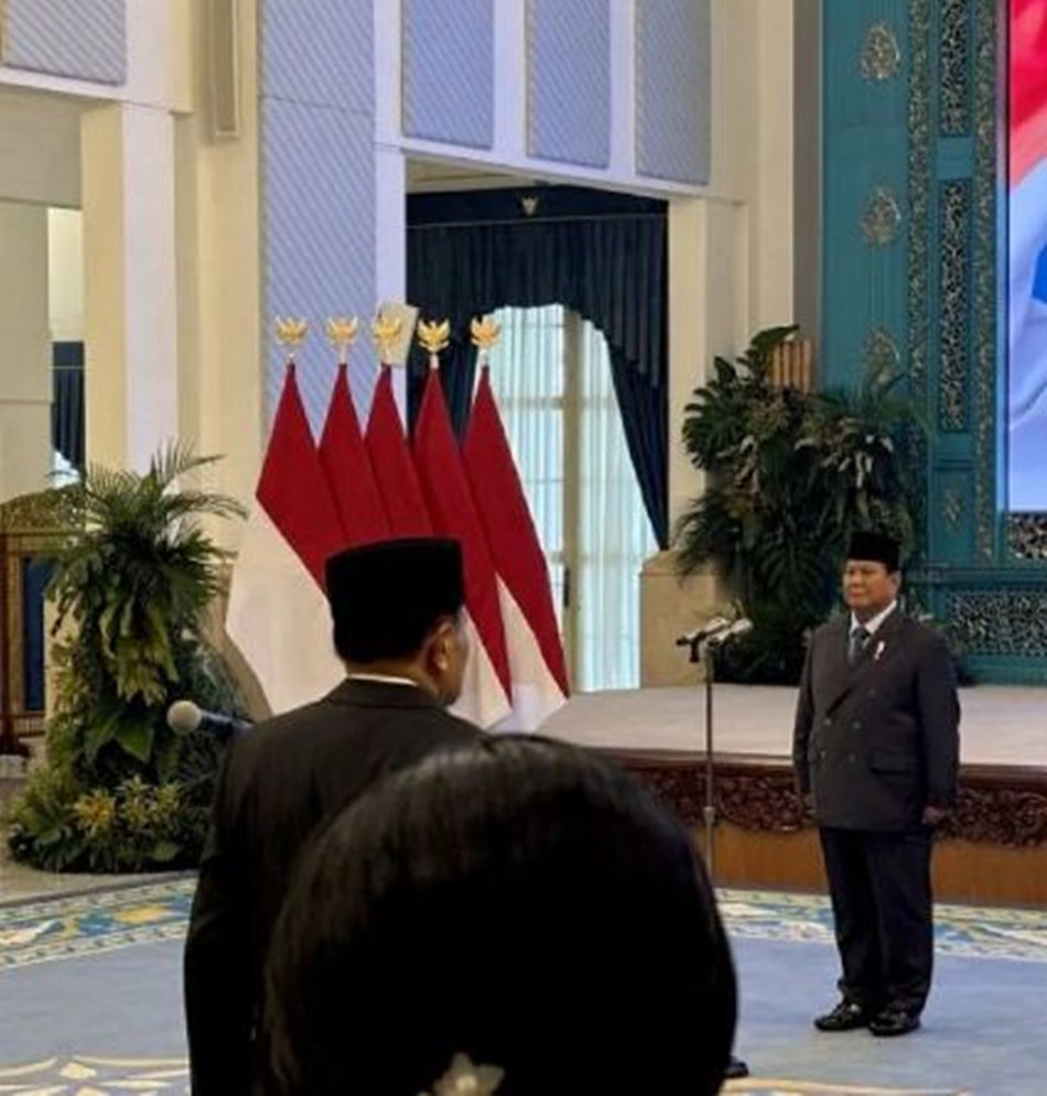 Presiden RI Prabowo Subianto kembali melakukan perombakan Kabinet Merah Putih 2024&ndash;2029.(F:ist)