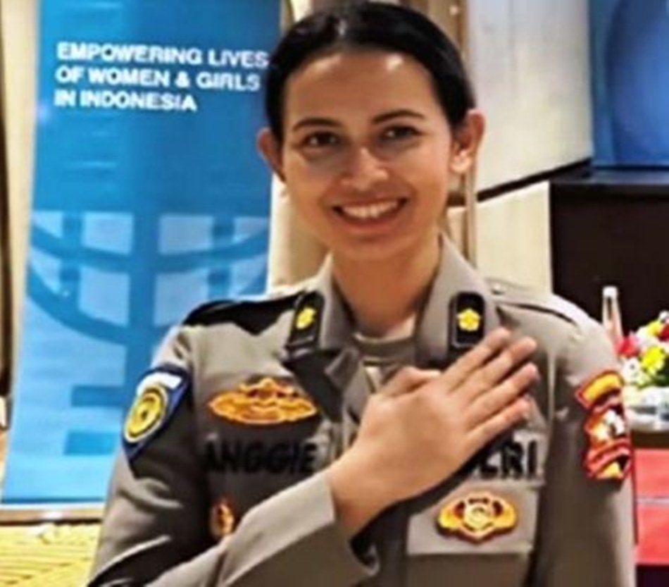 Kompol Anggraini  Putri dalam pusaran skandal asmara.(F:Ist)