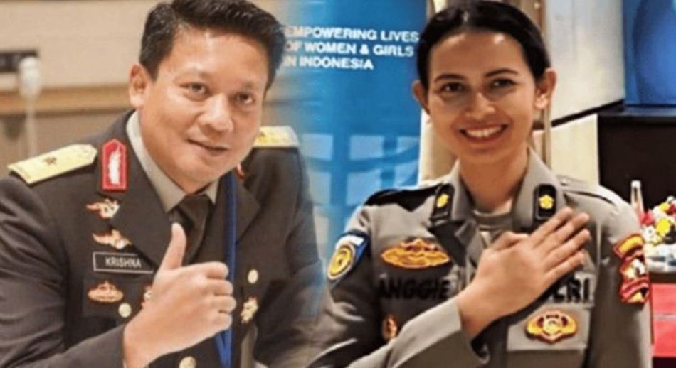 Irjen Krishna Murti dan Kompol Anggraini Putri (kolase)