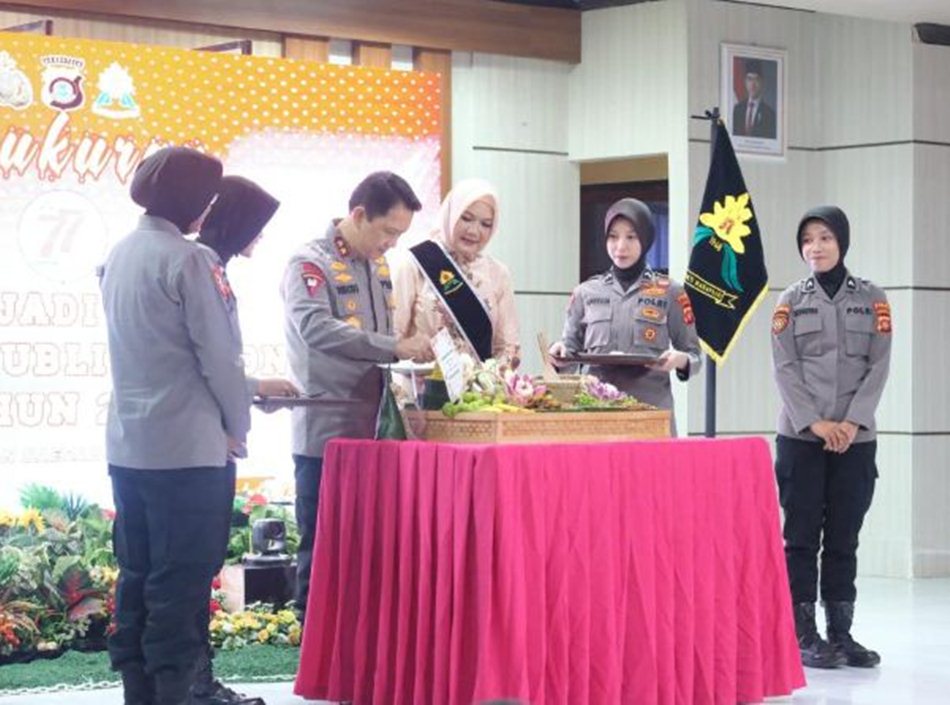 Rangkaian kegiatan Hari Jadi Polisi Wanita (Polwan) ke-77.(F:Hms-Pol)