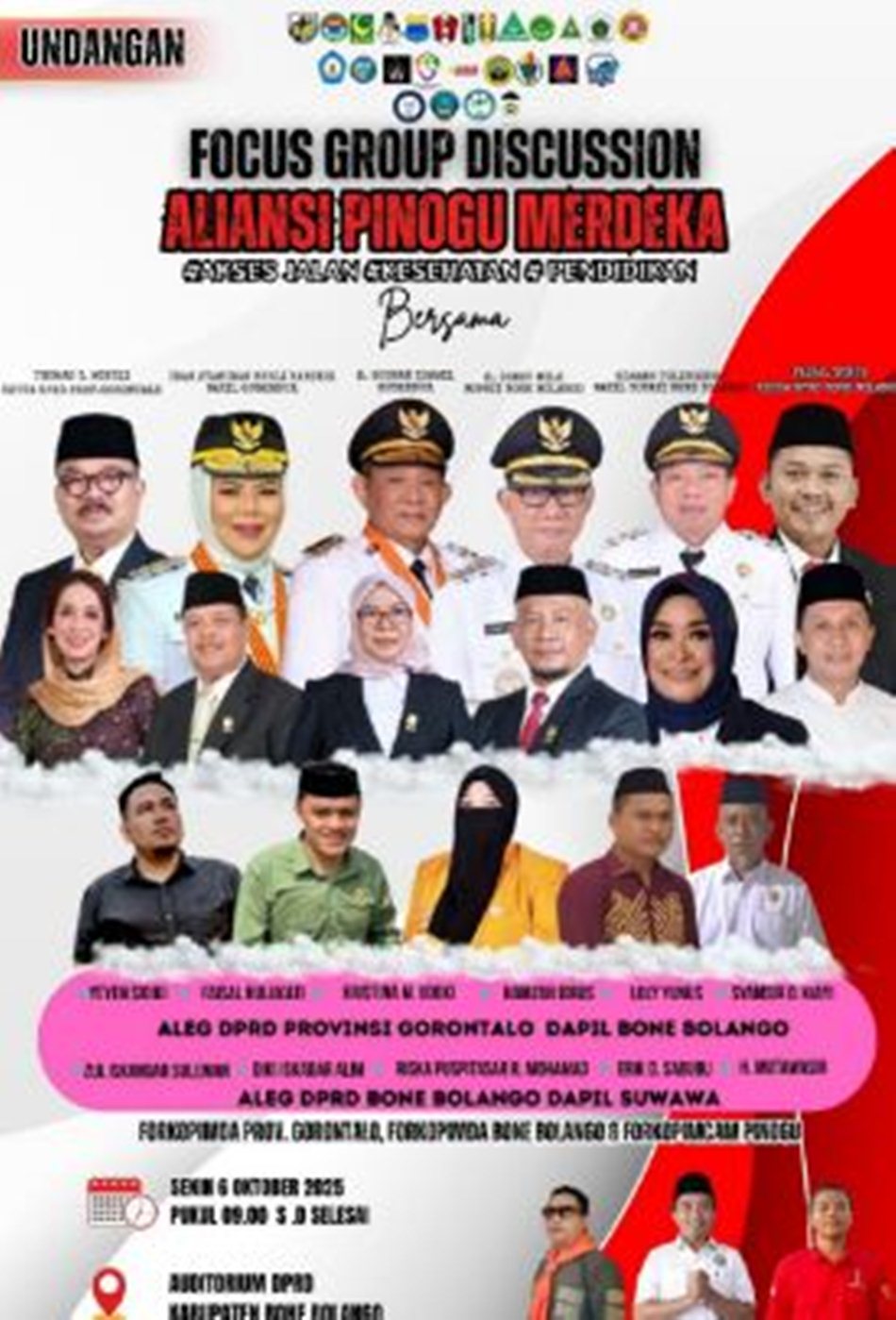 agenda Focus Group Discussion (FGD) yang diinisiasi oleh Aliansi Pinogu Merdeka (APM).