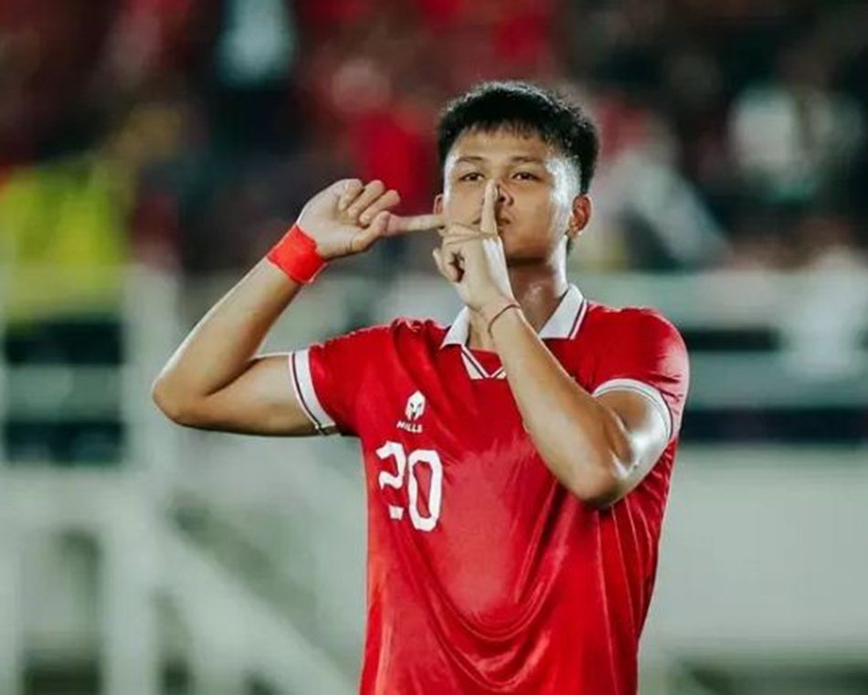 Hokky Caraka, penyerang muda Timnas Indonesia.(F:JP)