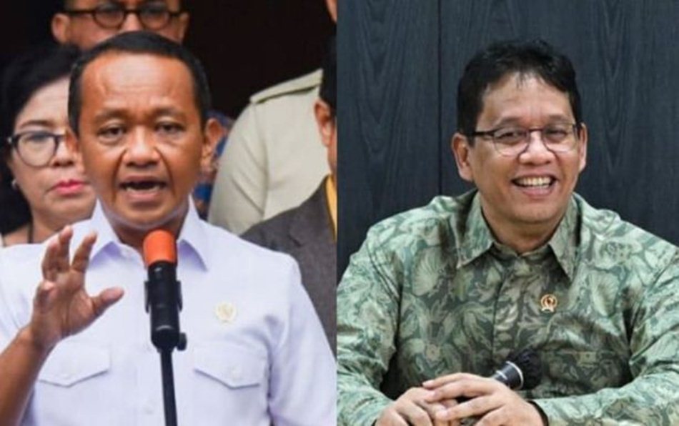 Menteri Keuangan Purbaya Yudhi Sadewa dan Menteri ESDM Bahlil Lahadalia.(FPM)