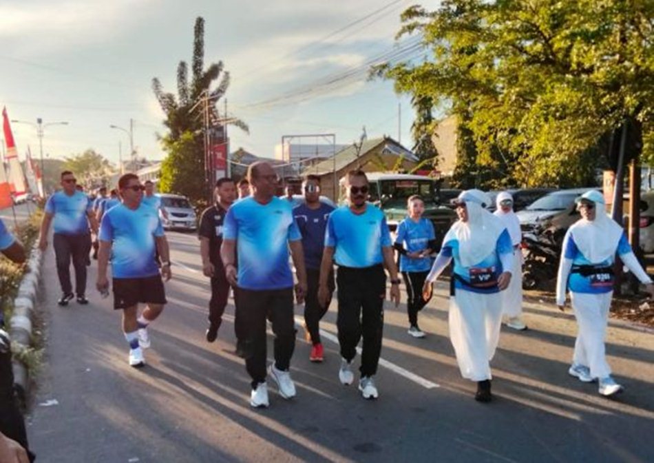 ribuan peserta mengikuti ajang Bohusami Young Run 2025. .(F:Hms-Enki)