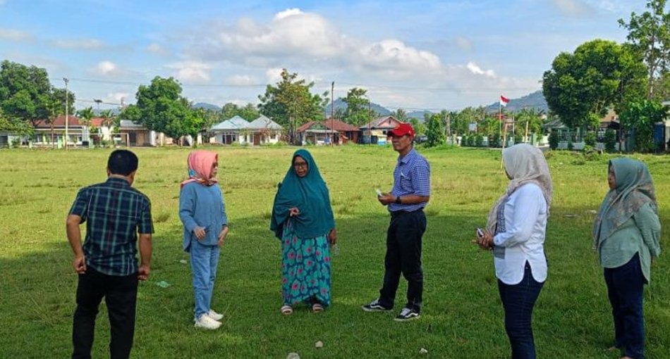 Komisi I DPRD Provinsi Gorontalo turun langsung meninjau lokasi sengketa tanah warisan keluarga Lihawa.(F:Hms-Enki)