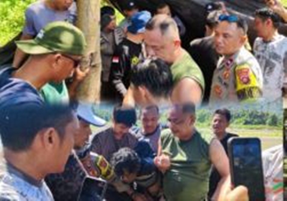 Setelah melakukan pencarian intensif, jajaran Polsek Kabila Polres Bone Bolango berhasil meringkus pelaku.(F:Hms-Pol)