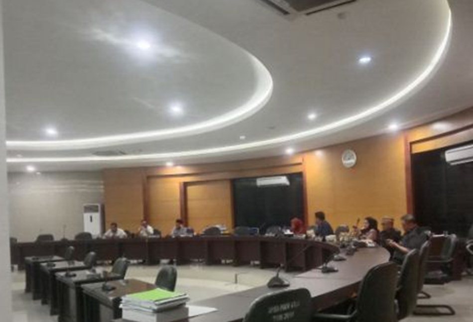 Rapat Dengar Pendapat (RDP) bersama Balai Penataan Bangunan, Prasarana, dan Kawasan (BPBPK) Gorontalo.(F :GP)