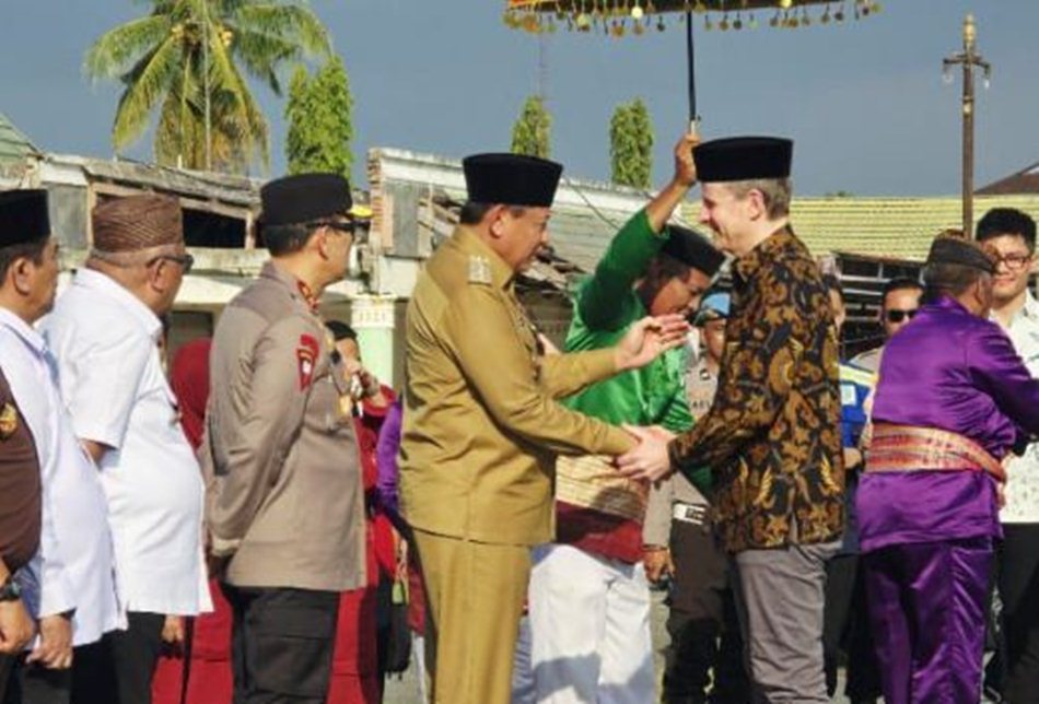 Duta Besar Australia untuk Indonesia, Mr. Rod Brazier, melakukan kunjungan kerja ke Bumi Serambi Madinah.(F:Kmfo)