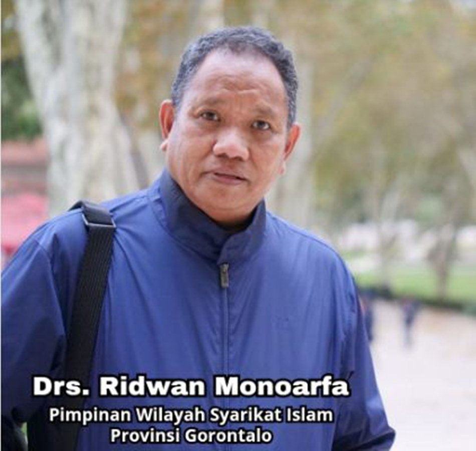 Pimpinan Wilayah Syarikat Islam Provinsi Gorontalo, Ridwan Monoarfa. (F : Hms-Emgki)