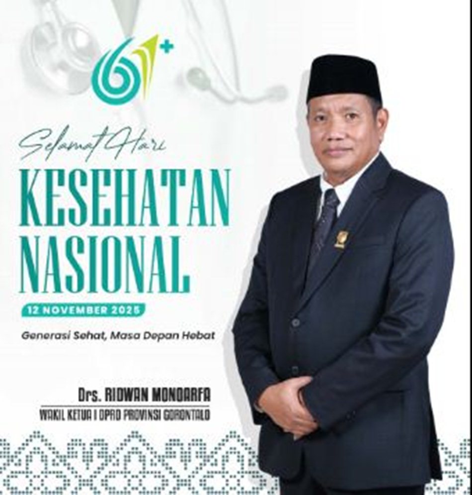 Wakil Ketua DPRD Provinsi Gorontalo, Ridwan Monoarfa.(F:dok)