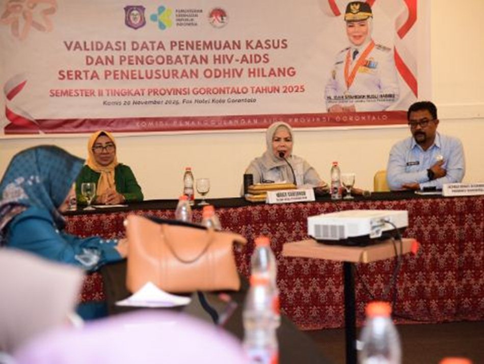 Wakil Gubernur Gorontalo, Idah Syahidah, menyampaikan kekhawatirannya atas data tersebut..(F:Kmfo)