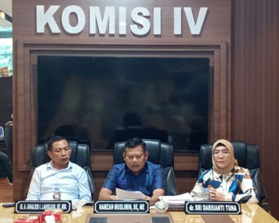 Konferensi pers,  Komisi IV terkait polemik Gorontalo Half Marathon.(F:Humas)