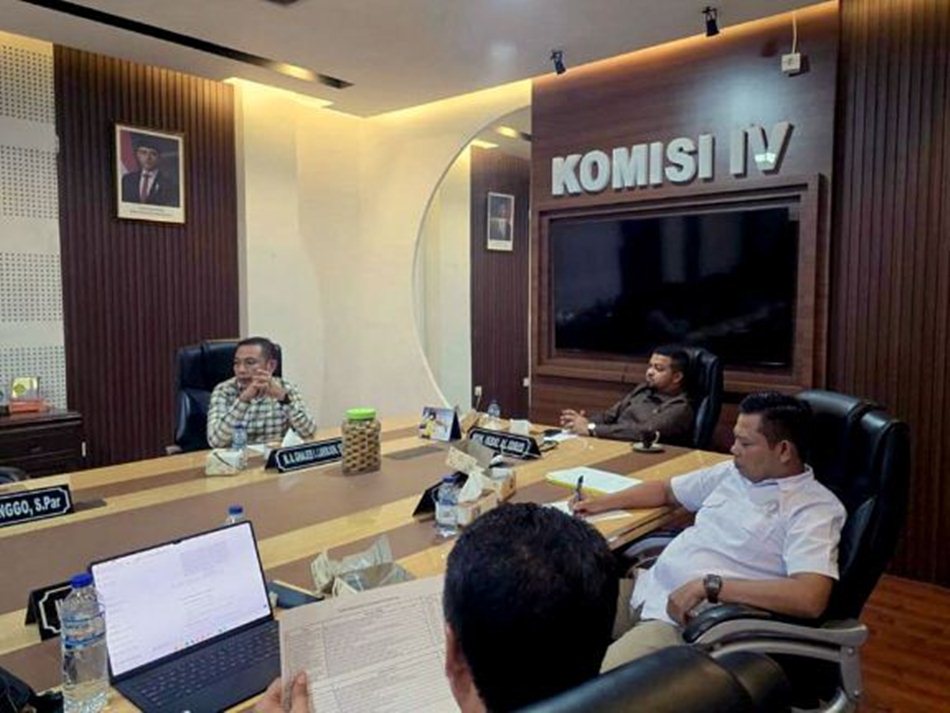 Jajaran Komisi IV DPRD Provinsi Gorontalo.(F:Dok Hms)