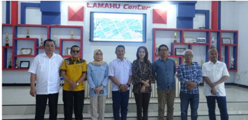 Kunjungan kerja Komisi I DPRD Provinsi Gorontalo ke Desa Lamahu, Kecamatan Bilato.(F:Hms-Engki)
