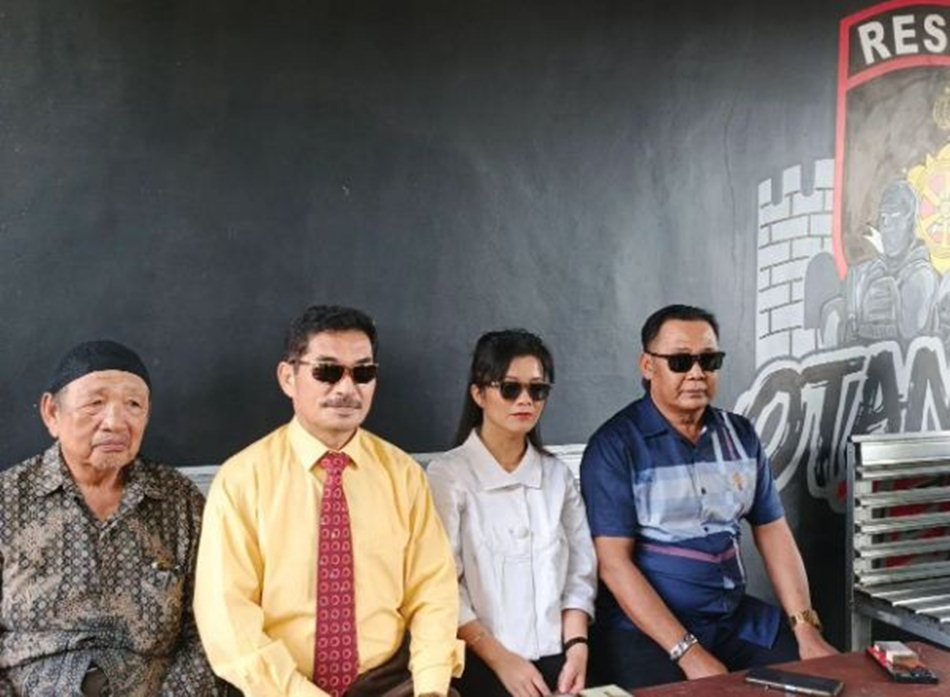 Tim kuasa hukum MAR alias Amin dalam konferensi pers di Mapolda Gorontalo, Rabu (3/12/2025)..(F:ist)