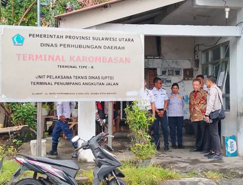 Kunjungan Komisi III DPRD Provinsi Gorontalo di Terminal Karombasan (F:Humas)