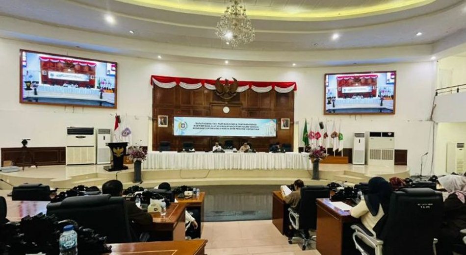 Rapat konsultasi pimpinan DPRD bersama pimpinan fraksi dan alat kelengkapan dewan (AKD).(F>Ist)