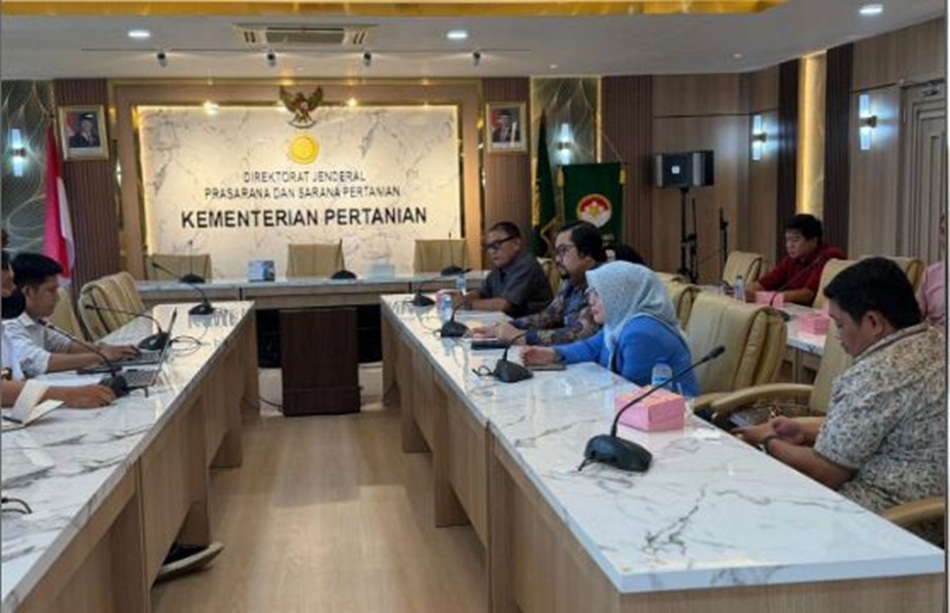Komisi II DPRD Provinsi Gorontalo melakukan   kunjungan kerja ke Direktorat Jenderal Prasarana dan Sarana Pertanian (Ditjen PSP) Kementerian Pertanian RI(f:iIst)