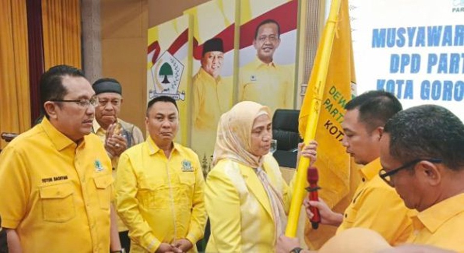 Musda) ke-XI Partai Golkar Kota Gorontalo akhirnya mencapai titik akhir dengan ditetapkannya Dr. Meyke Camaru, SH., MH. (F:Ist)