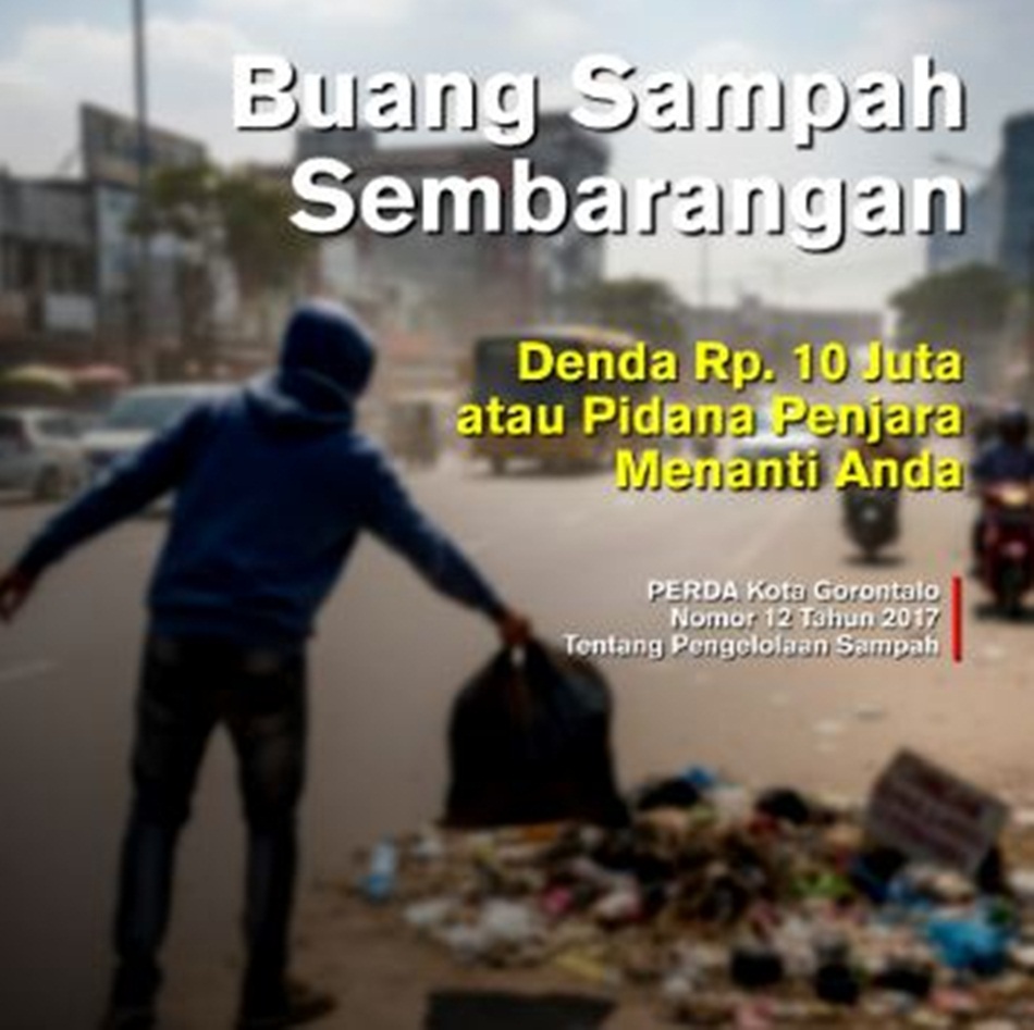 Pemerintah Kota Gorontalo kini mulai menekan tombol tegas dalam penanganan sampah.(F:Ilustrasi)
