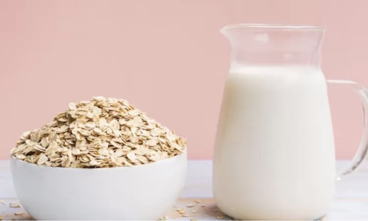 Ilustrasi susu oat/freepik