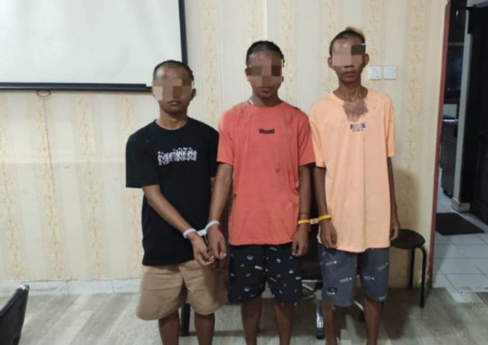 Pelaku  pencurian kotak amal di Masjid Jami Sabilil Huda, Desa Pantungo, Kecamatan Telaga Biru, Kabupaten Gorontalo.(F:hms-Pol)