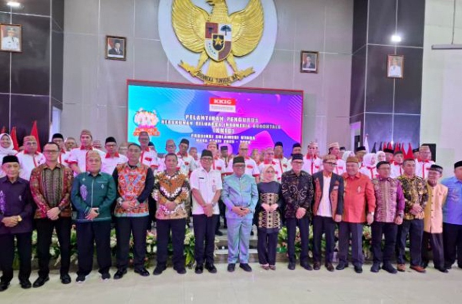 Pelantikan Pengurus DPD Kerukunan Keluarga Indonesia Gorontalo (KKIG) Provinsi Sulawesi Utara periode 2025&ndash;2029.(F:Kmfo)