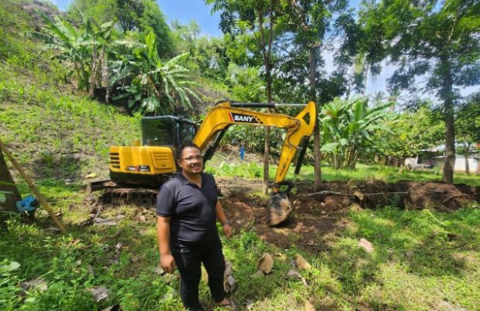 Sosok Budiman Katili. yang peduli dengan warganya.(F:Inong)
