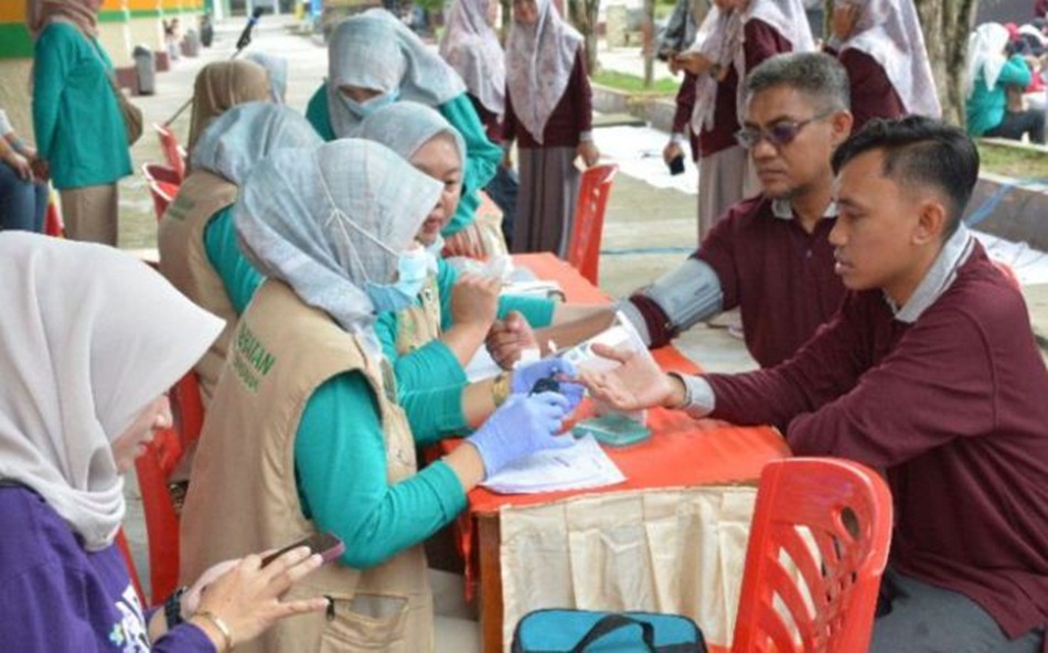 Kegiatan cek kesehatan gratis di Gorontalo (F:Dinkes)