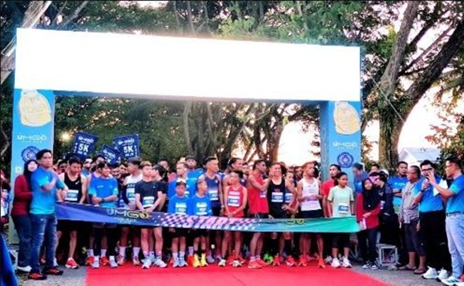 UMGO Fun Run 5K yang digelar Universitas Muhammadiyah Gorontalo (UMGO) bersama PLN Nusantara.(F:Kmfo)