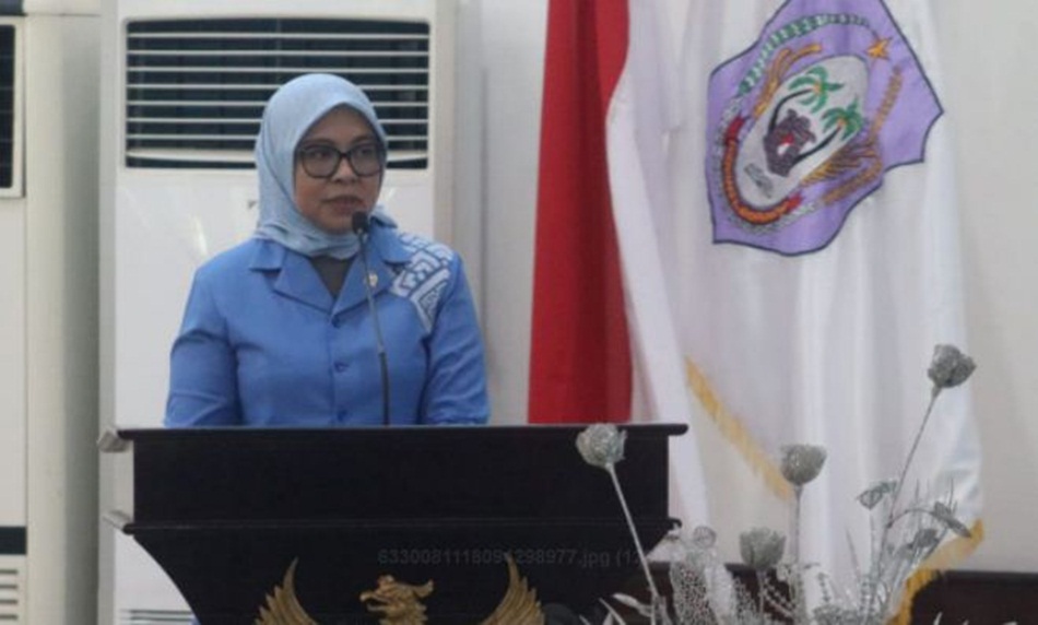 Anggota DPRD Provinsi Gorontalo, Femy Udoki.(F:Hms)