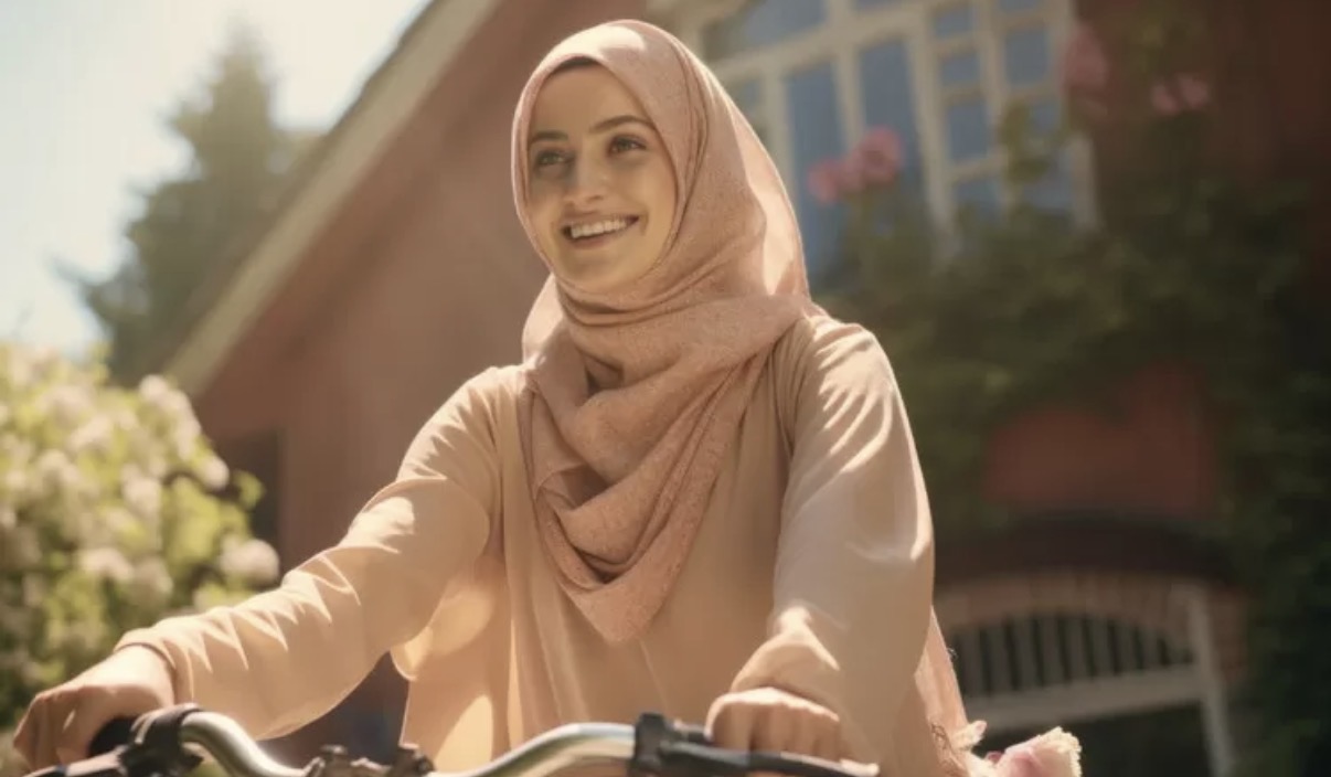 Ilustrasi perempuan menjalankan aktivitas pada bulan Ramadhan (Freepik)