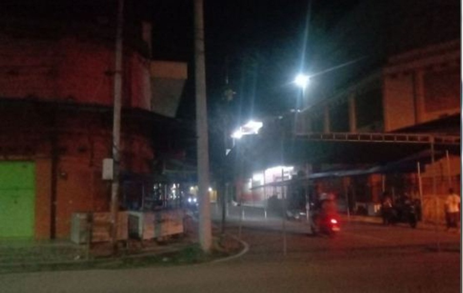 Suasana di lokasi Pasar senggol Kota Gorontalo.(F:gpd)