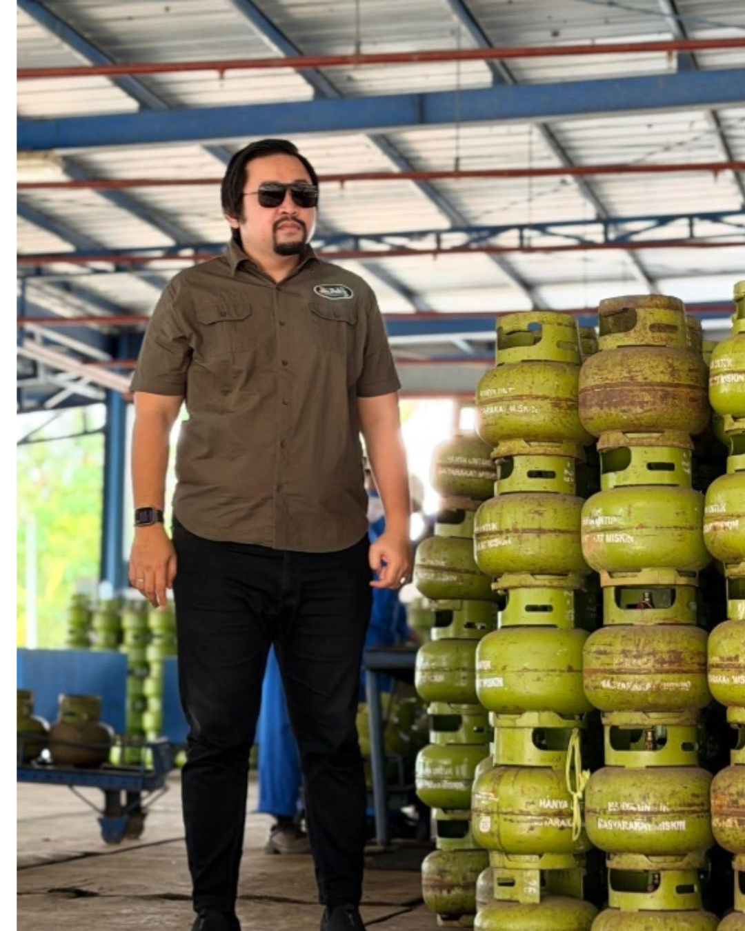 Sekertaris Komisi II Memantau Ketersediaan Stok Gas LPG 3 KG 