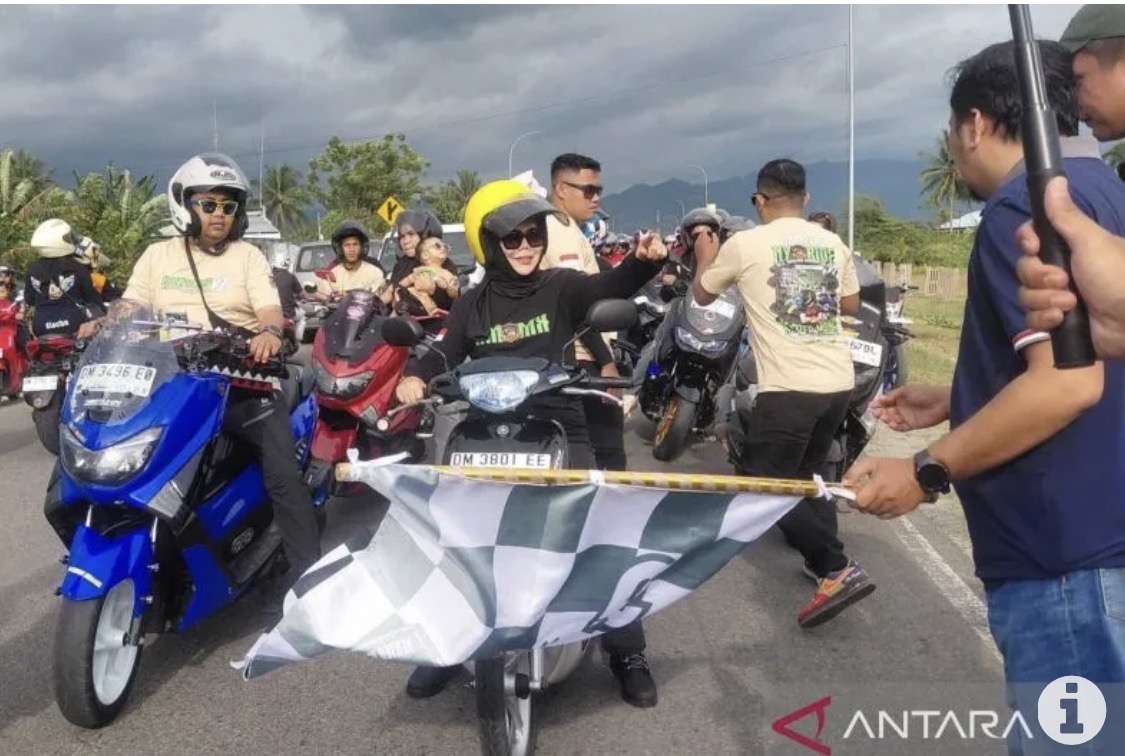 Wagub Gorontalo ajak komunitas motor kampanye tertib lalu lintas 