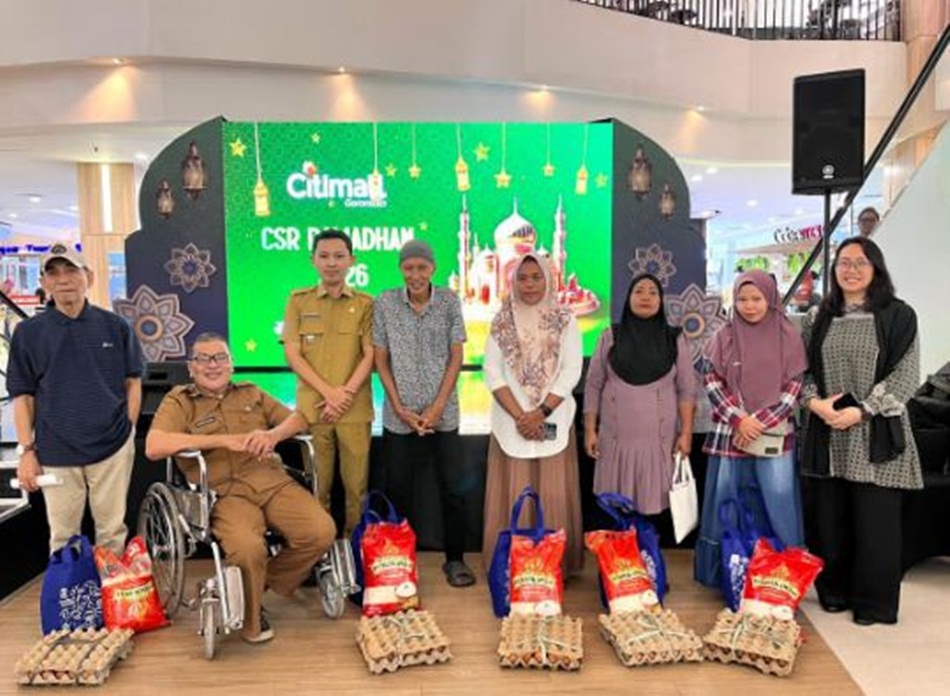 Citimall Gorontalo sebagai salah satu pusat perbelanjaan terbesar di Provinsi   Gorontalo kembali  menggelar program Corporate Social Responsibility (CSR).(F:Ist)