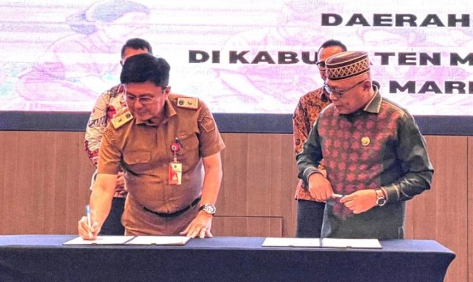 Pemerintah Kabupaten Gorontalo dan Pemerintah   Kabupaten Minahasa Utara   resmi menjalin kerja sama lintas daerah.(F:Kmfo)