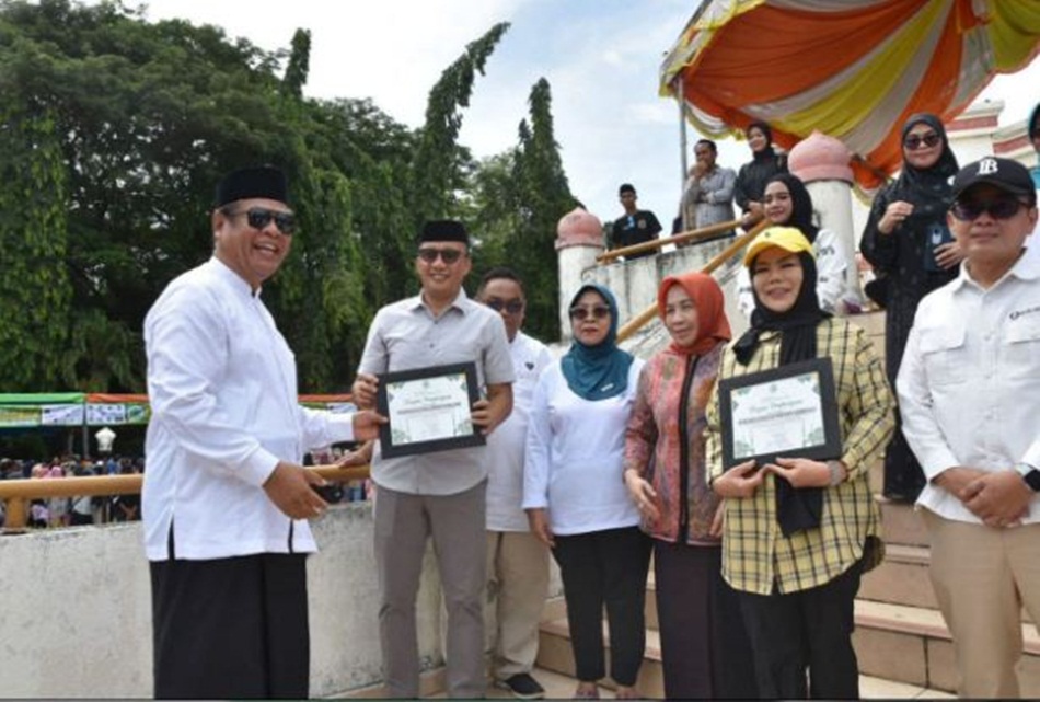 Pemerintah Kabupaten Boalemo bersama Majelis Ulama   Indonesia (MUI) Provinsi Gorontalo   menggelar Ramadan Fair 2026 yang dipusatkan di Masjid Agung Baiturrahmah Boalemo.(F:Forkopim)