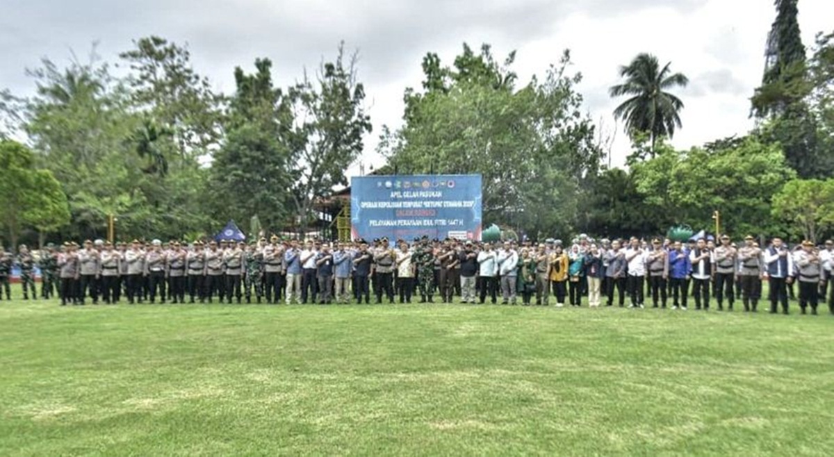  Operasi Ketupat   Otanaha 2026 di wilayah Kabupaten Gorontalo melibatkan total 402 personel gabungan..(F:Kmfo)