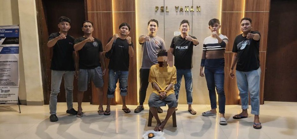 seorang terduga  pelaku berhasil diamankan hanya dalam  waktu kurang dari satu hari. (F:Hms-Pol).