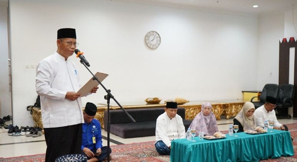 Sidang Adat Tonggeyamo di Rumah Dinas Gubernur Gorontalo,  yang menjadi bagian dari tradisi penetapan hari besar keagamaan di daerah..(F:Kemenang)