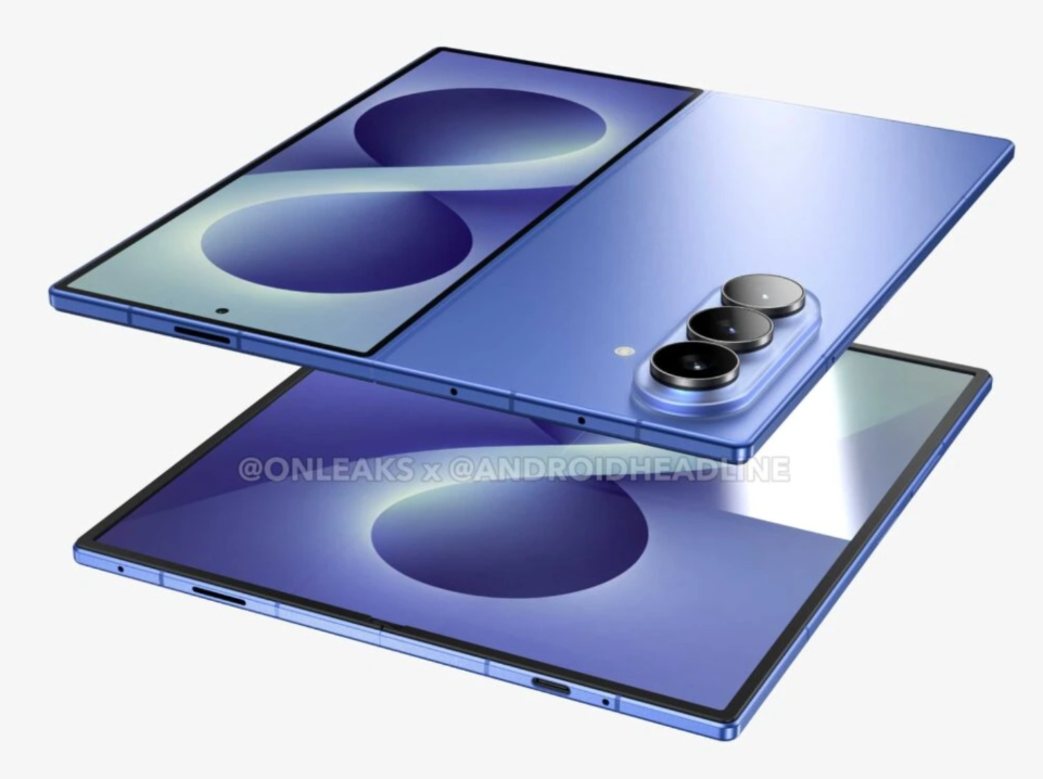 Render Samsung Galaxy Z Fold 8