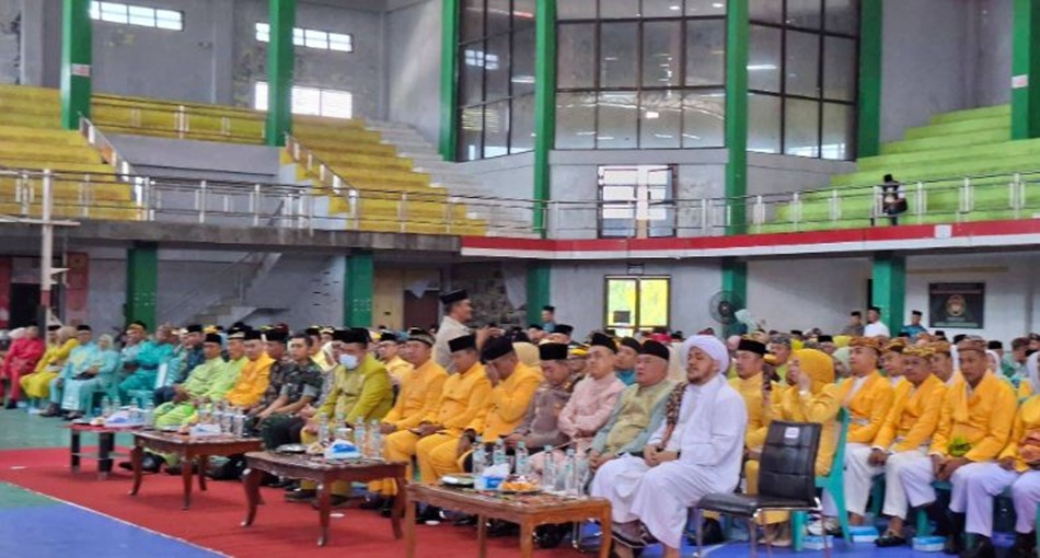 jajaran pemerintah,  tokoh agama, dan tokoh adat Kabupaten Gorontalo berkumpul dalam agenda &ldquo;Doa Lo Ulipu&rdquo;.(F:Kmfo)