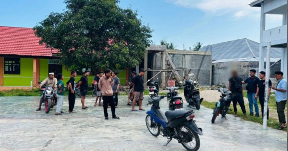 pelaku saat diamankan aparat Kepolisian (F:Hms-Pol)