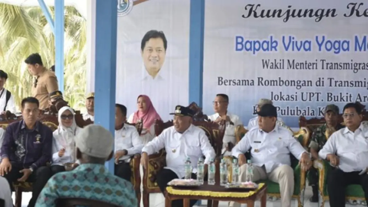 Kunjungan Wakil Menteri Transmigrasi juga dimanfaatkan untuk meninjau langsung kondisi infrastruktur serta perkembangan kawasan sebagai bagian dari evaluasi program pusat di daerah.(F:Dkmfo)