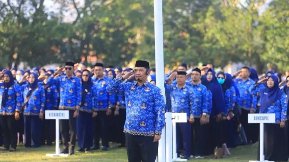 Apel Koorpri dilingkungan Pemkab Bone Bolango.(F:DKmfo)
