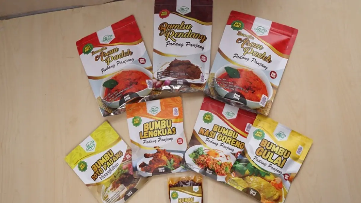 Wan Alan, usaha bumbu masakan instan asal Kota Padang Panjang.